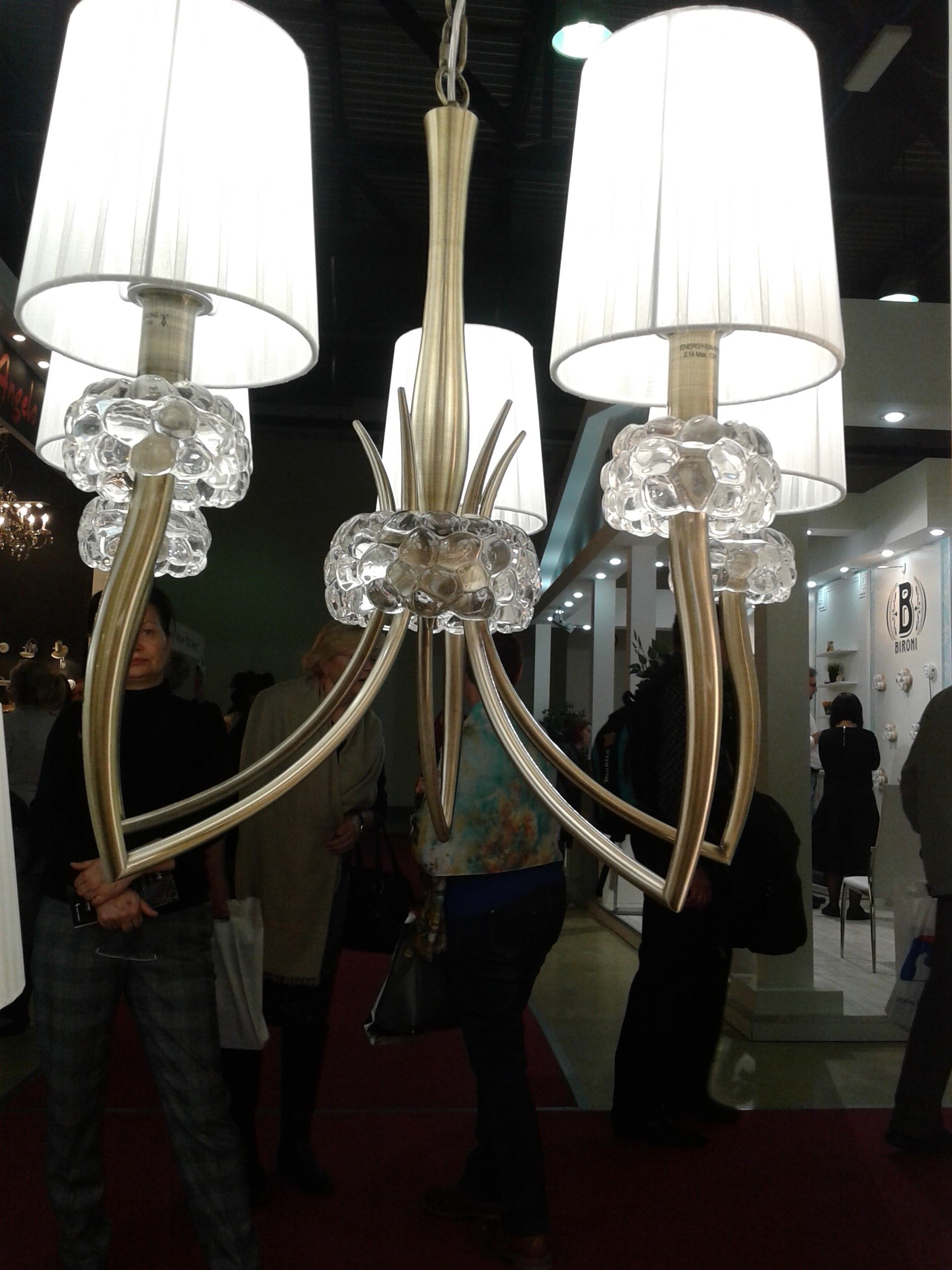 Подвесная люстра Mantra Loewe Antique 4731 5 X 13w E14 (No Incl), бронза