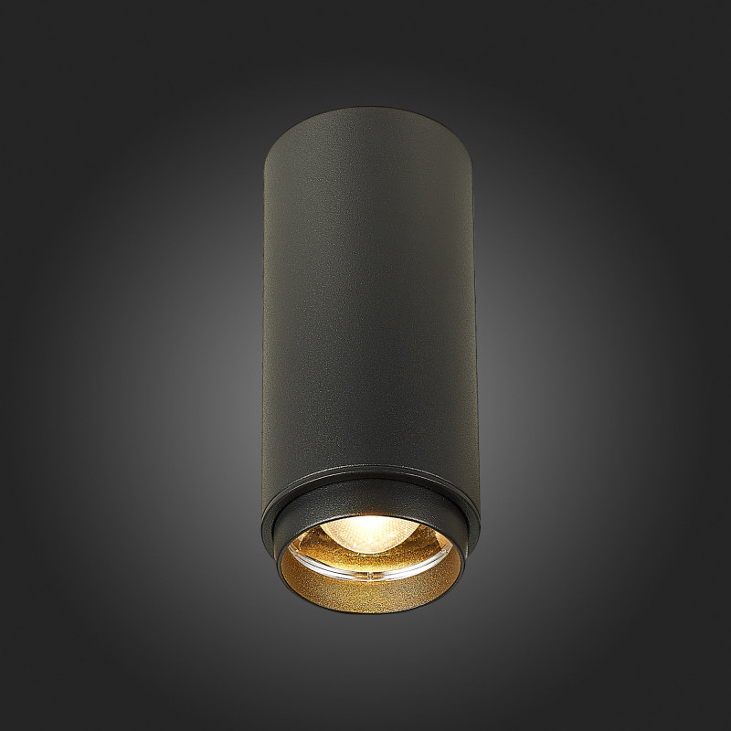 Светильник потолочный Zoom 6 см, 10W 3000K ST LUCE Накладные светильники ST600.432.10 Черный