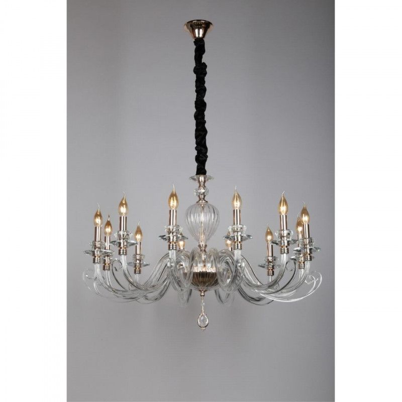 Подвесная люстра 90*80-145 см, 12*E14, 40W, Aployt Daniele APL.701.03.12, золотой