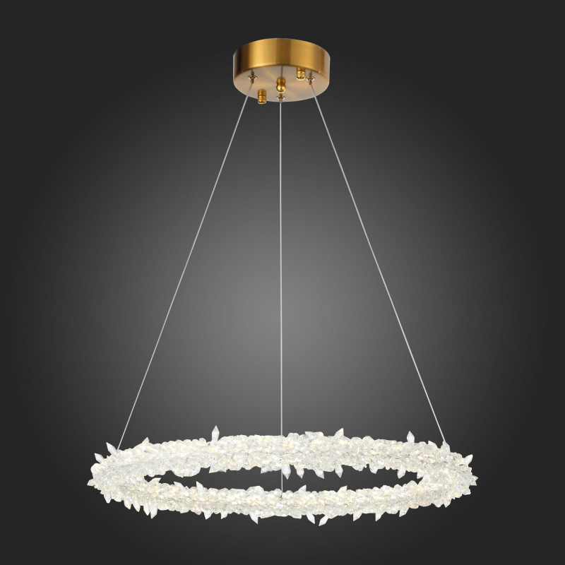 Люстра подвесная 60 см, 58W 3000 - 6500K ST LUCE Lucchero SL6105.203.01 Золотистый