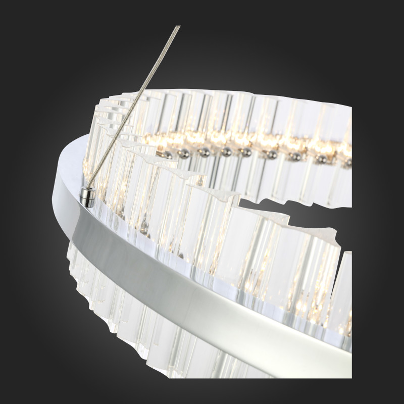 Светильник подвесной 80 см, 60W 3000K ST LUCE CHERIO SL383.123.01 Хром