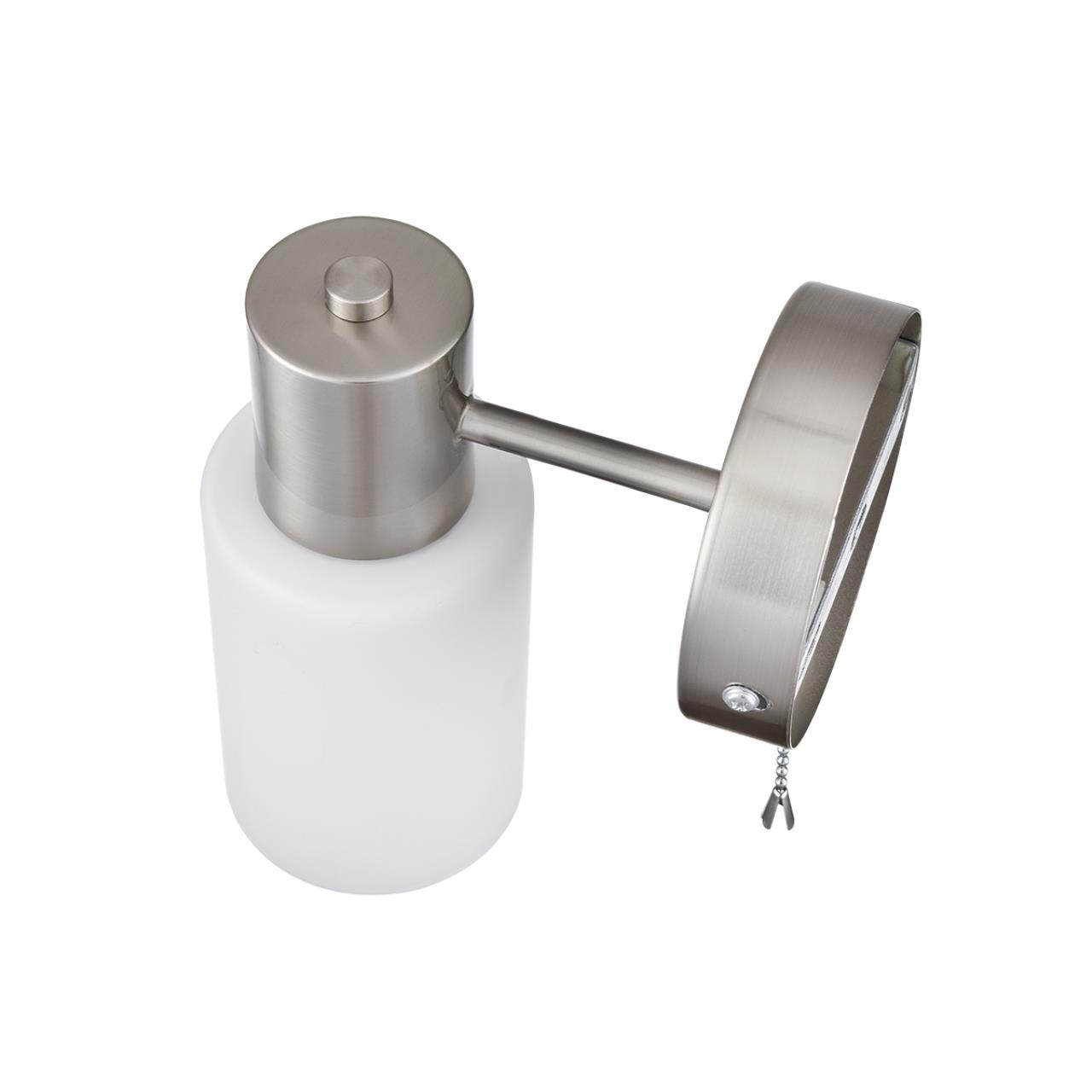 Бра 15*19,5 см, 1*E14 Lumion MAVE 8099/1W никель, белый