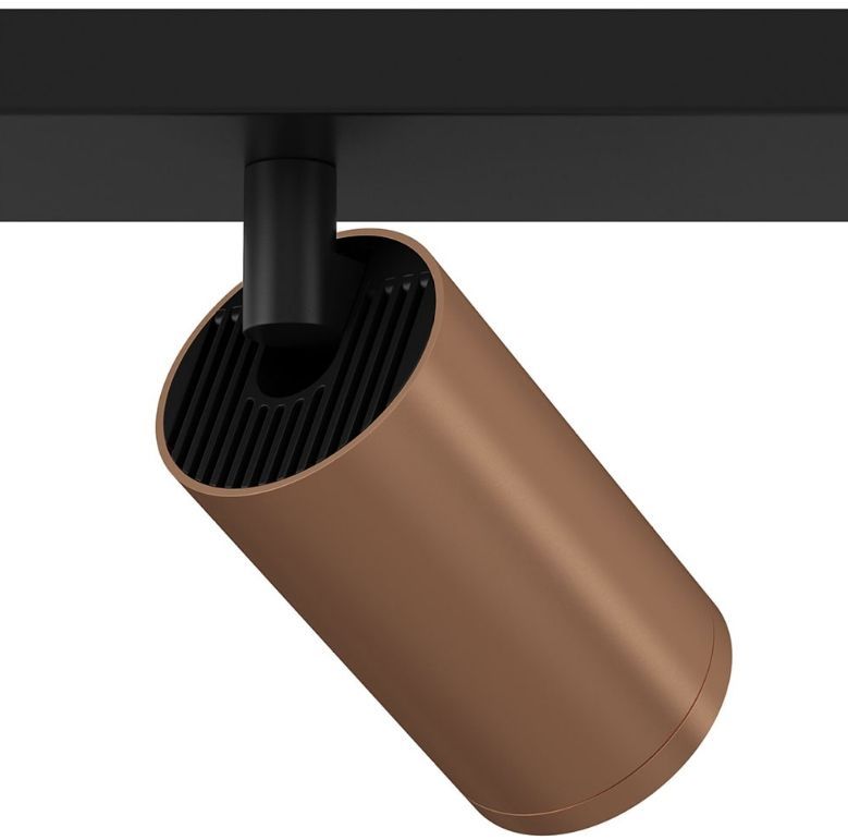 Светильник потолочный FOCUS S C051CL-02BC, черный-медь