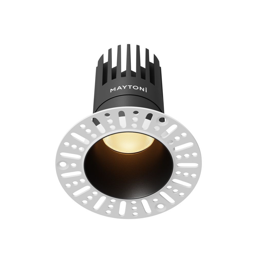 Встраиваемый светильник  DL122-15W-2.7K-TRS-B **-11,3 см, *LED*15W, K, Maytoni technical Dip DL122-15W-2.7K-TRS-B, Черный
