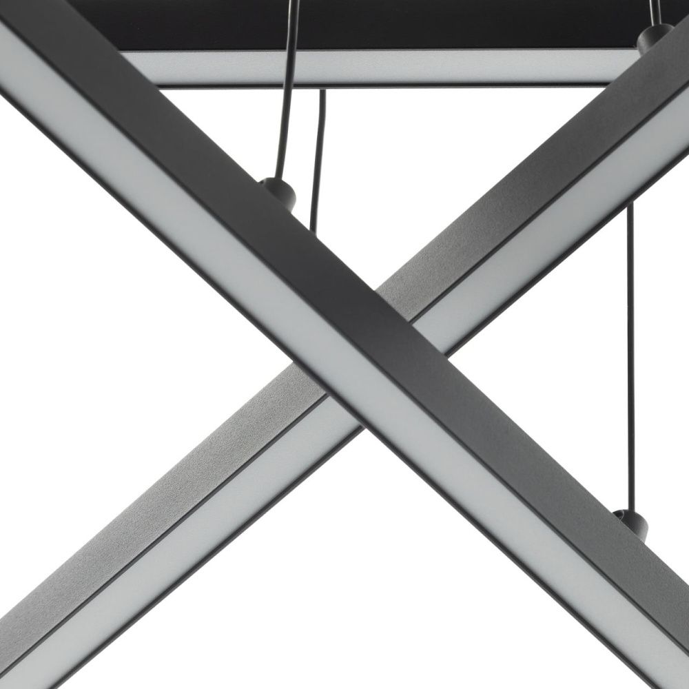 Подвесная люстра 120*125 см, 90W, 3000-6000K, Citilux Стиг CL203231 черный