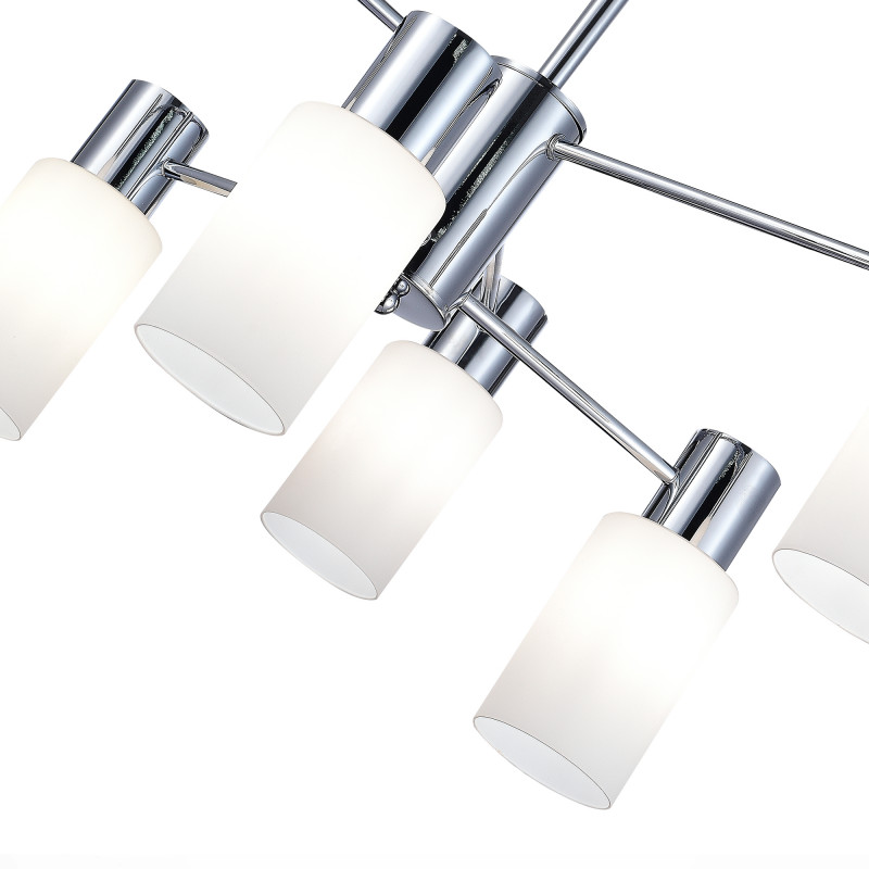 Люстра потолочная 68 см,  EVOLUCE GESSI SLE1139-102-06 Хром