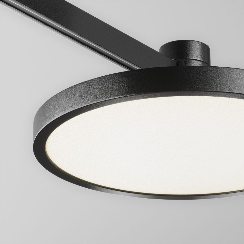 Трековый светильник Plato Flarity 4000K 10Вт 120°, 5,4 см, LED*10W, Maytoni TR153-1-10W4K-B, Черный