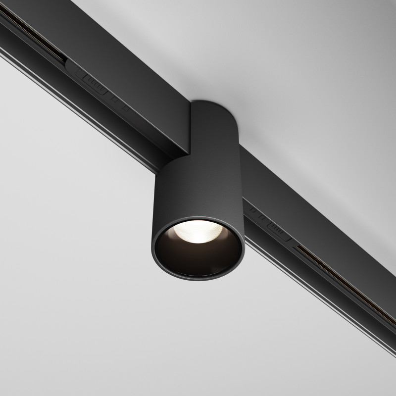 Светильник на шине 5,3*5,3*10,4 см, LED, 7W, 4000К, Maytoni Technical ALFA TR122-2-7W4K-B черный