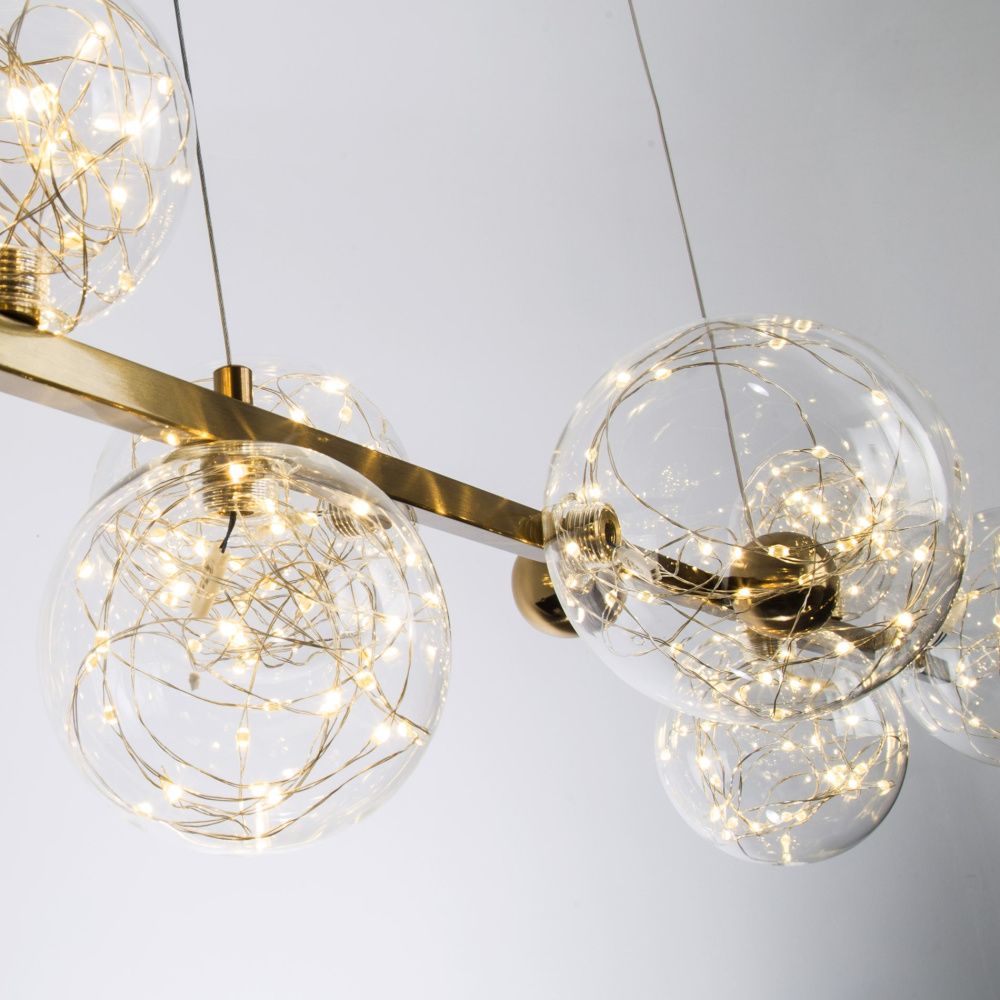 Подвесной светильник 110*30*110 см, LED 40W, 3000 / 6500К, Латунь MODELUX ML.6021.8