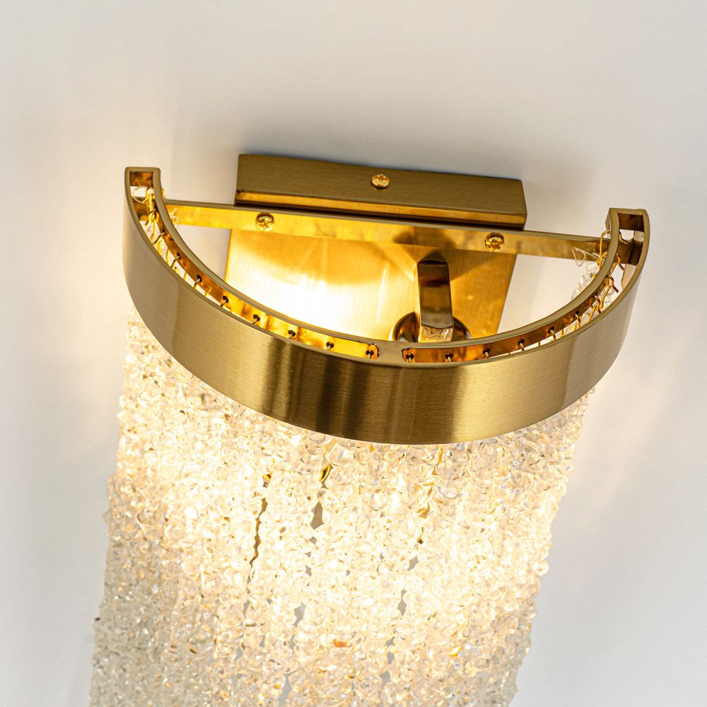 Бра 18*11*40 см, Е14*40W, Modestyle  MS.2440.400 BS-CL, Латунь