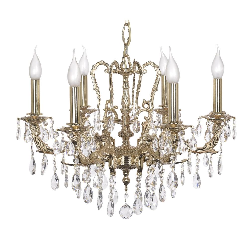 Люстра *53*50 см, 6*E14*40W, Dio D`arte Aosta Gold Black Aosta E 1.1.6.600 GB, Золото