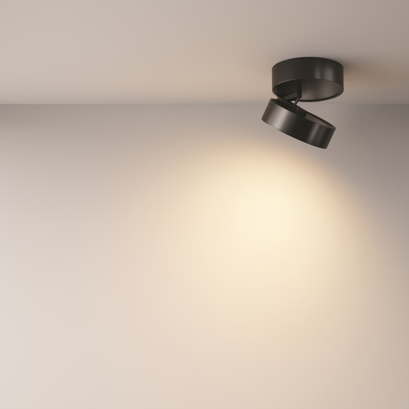 Светильник 12*12 см, LED 18W, 3000K Maytoni Onda C024CL-L18B черный