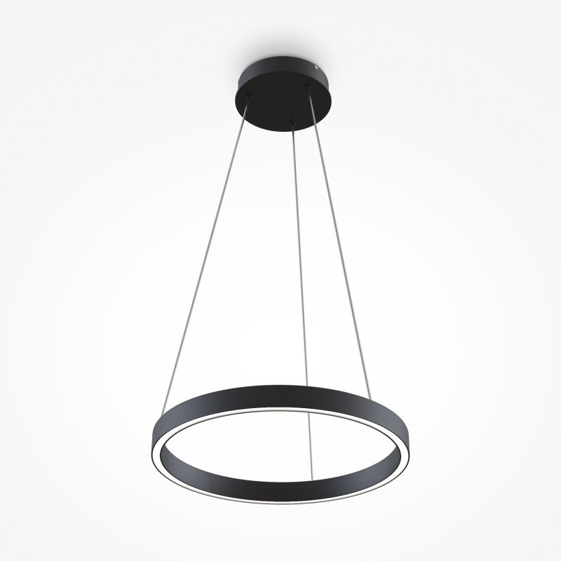 Подвесной светильник 40*127,5 см, LED, 24W, 2600К-3500К, Maytoni Rim MOD058PL-L22BK латунный