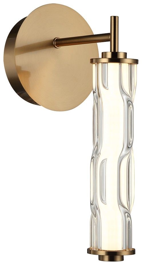 Бра 36 см, 6W, 3000K, Velante 420-501-01, бронза