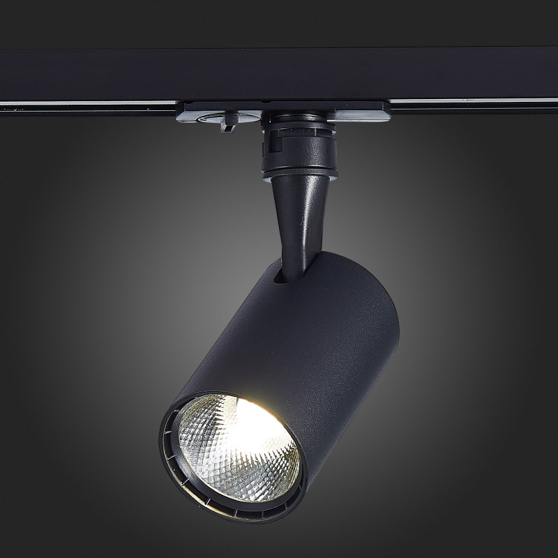 Трековый светильник 10*6 см, 10W, 4000K ST LUCE ST351.446.10.36 Матовый черный