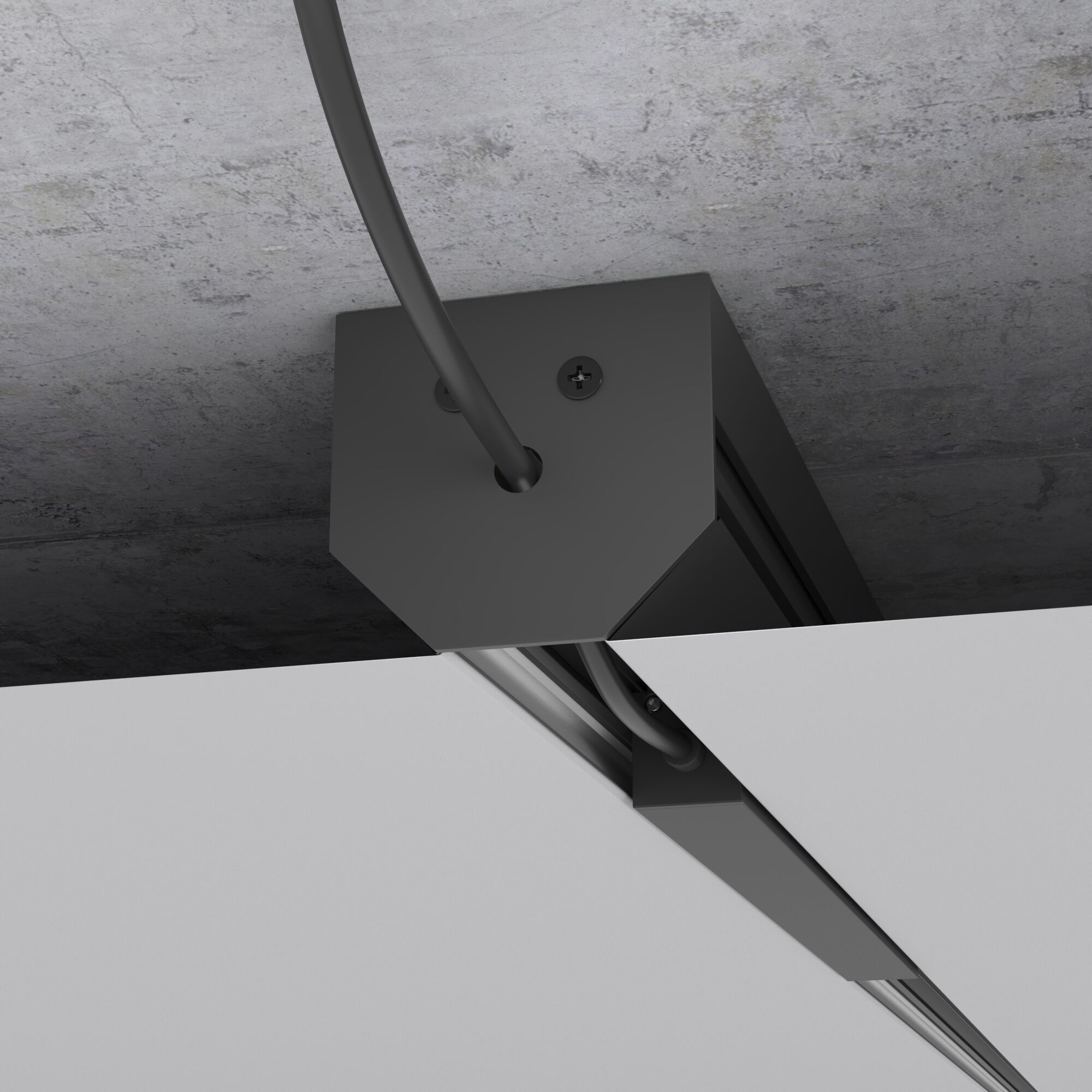 Шинопровод в натяжной потолок с декоративными вставками 2м Elektrostandard Slim Magnetic 85204/00