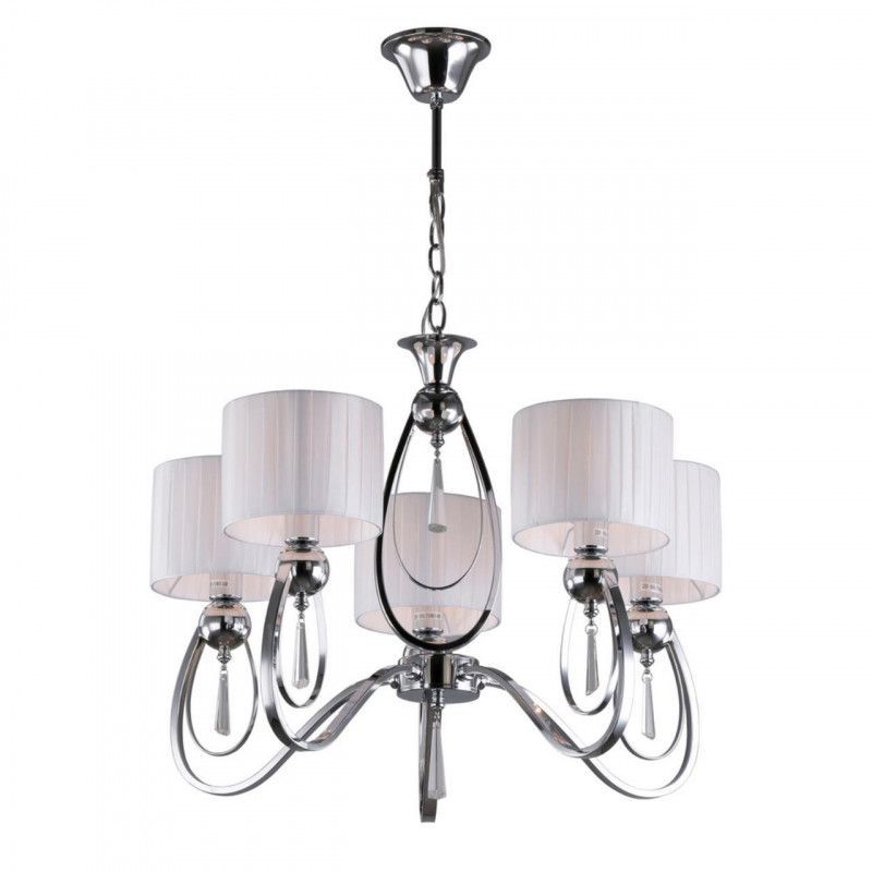 Подвесная люстра 60*90 см, 5*E14, 40W, Omnilux Omnilux 638 OML-63803-05, хром