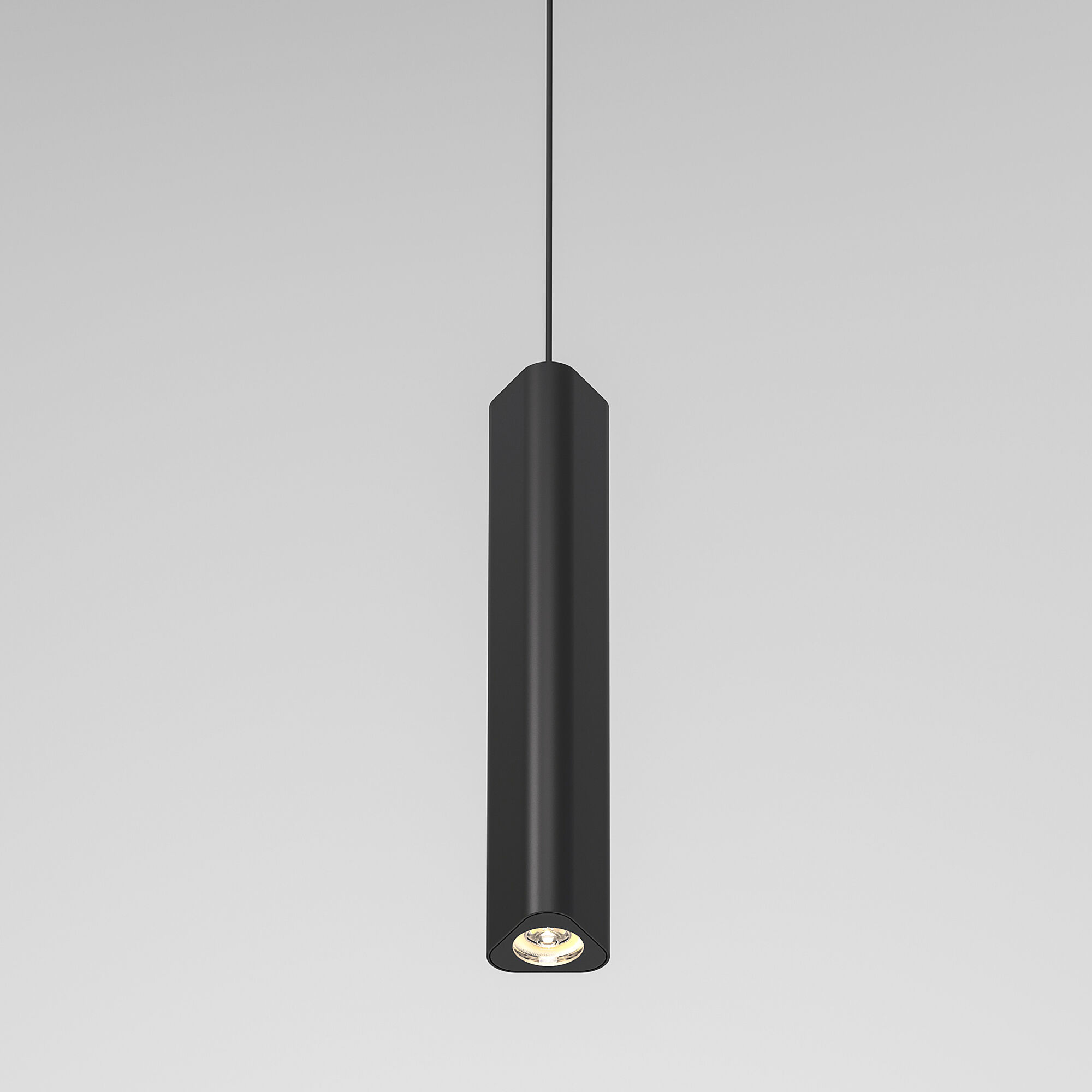 Светильник подвесной светодиодный Trio 52 мм, 12W, 3000K, Elektrostandard 50310 LED, черный 