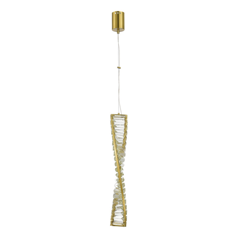 Светильник подвесной 7,6*308,5 см, LED*1*11W, 3000K, St Luce Elica SL6205.303.01, Латунь