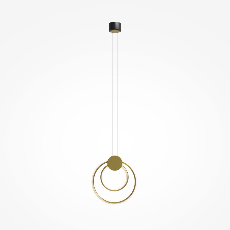 Подвесной светильник 30*8*338 см, LED, 3000К, Maytoni LINK MOD357PL-L14BS3K латунный