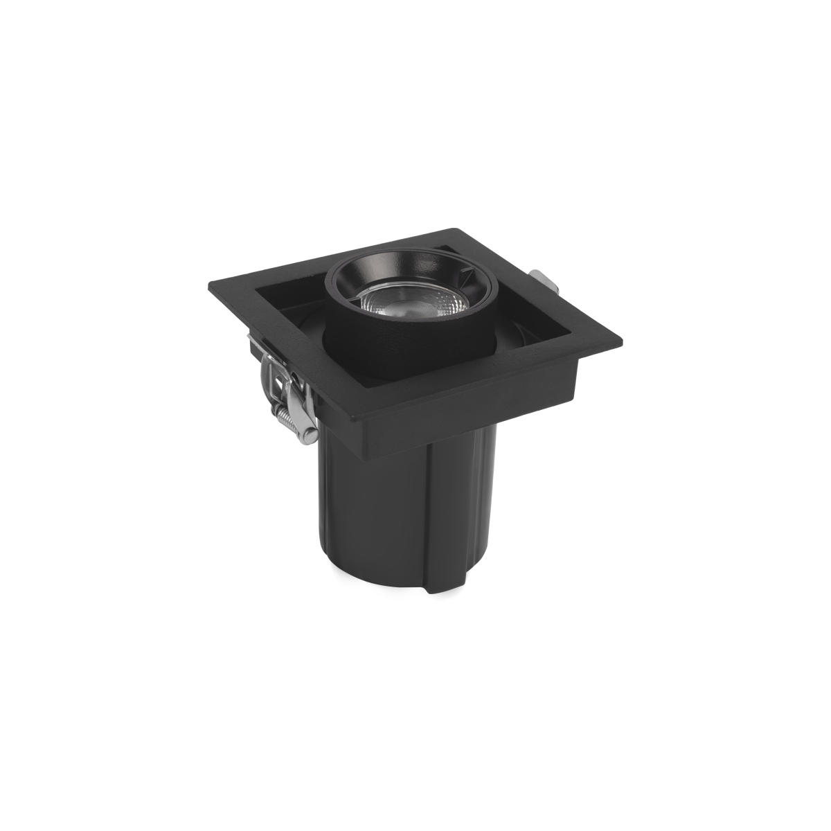 Встраиваемый светильник 9*9*9 см, 1*LED*7W 4000K LOFT IT Apex 10327/B Black черный