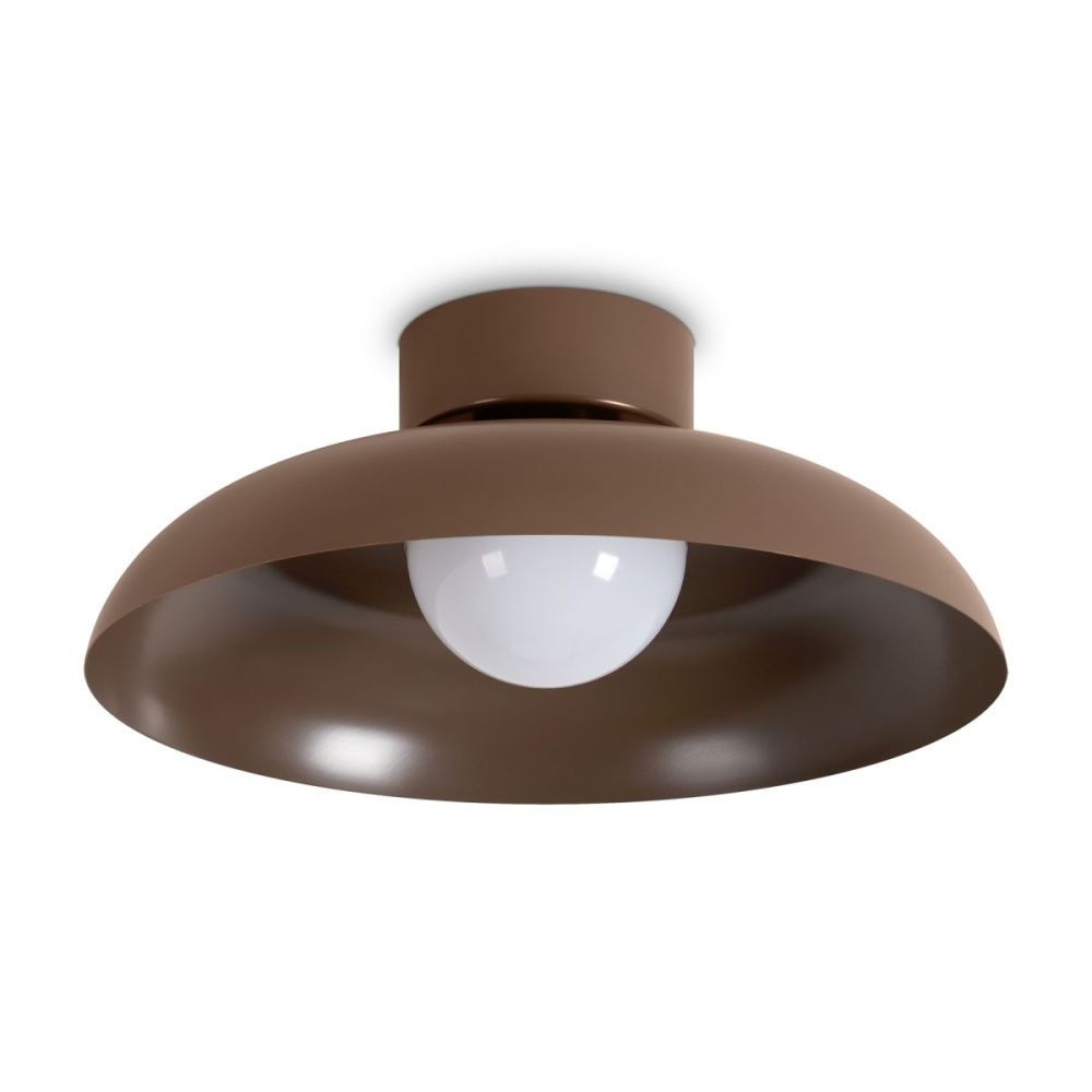Потолочный светильник 30 см, 9W, 2700-4000K, Freya Movement FR5602CL-L10BR, коричневый