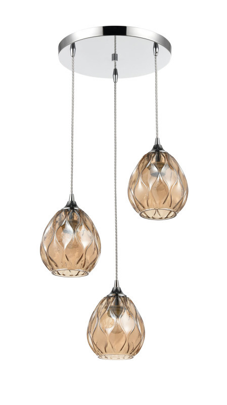 Подвесной светильник  40*145 см, 3*E27 хром Vele Luce Elision VL5593P13