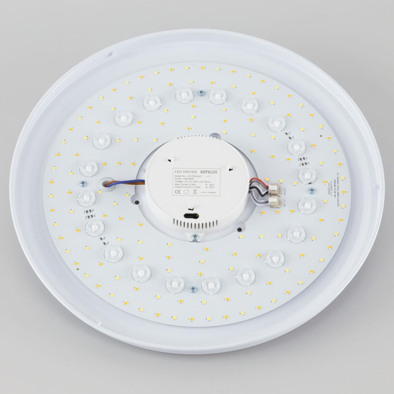 Светильник 40 см, 35W, 3000-5500K Citilux CL713A30G Диамант Хром Смарт RGB