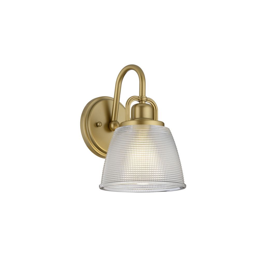 Бра для ванных комнат 20*17*27 см, E27*60W, Natural Concepts Quoizel Dublin NEWHAM-TL-L, натуральная латунь