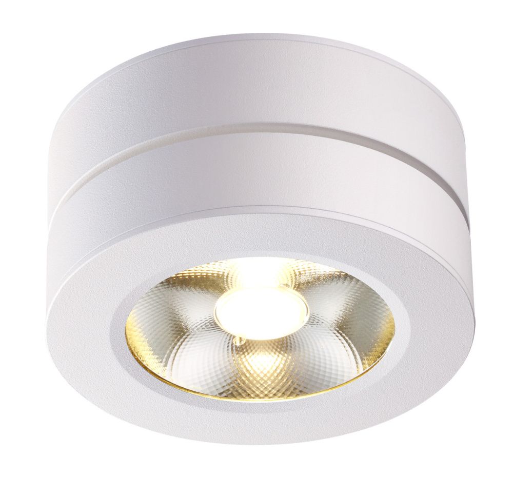 Светильник 10*10 см, LED 12W, 3000K Novotech Groda 357984 белый