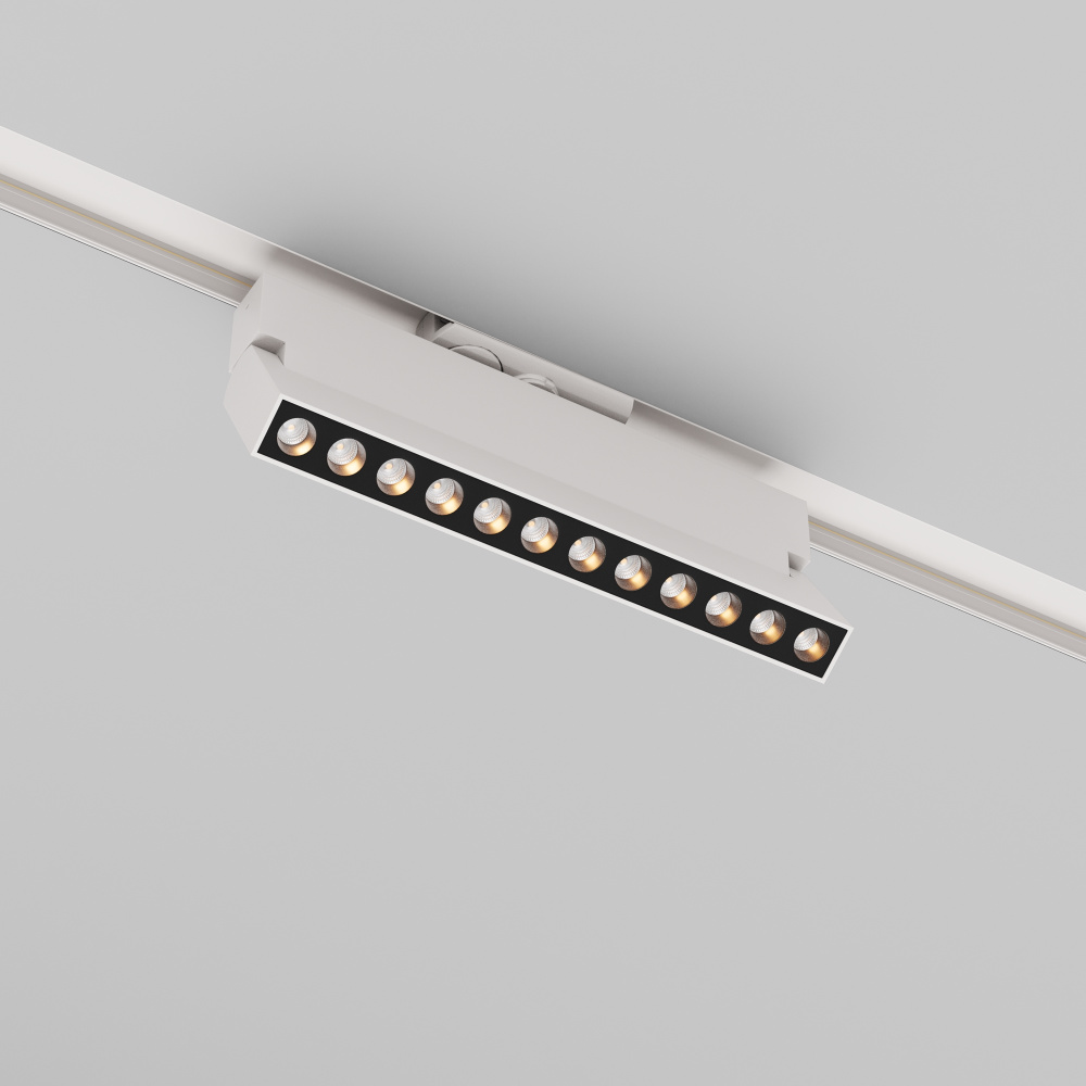 Трековый светильник  TR224-1-12WCCT-M-W 21,9*3,2*-10,7 см, *LED*12W, K, Maytoni technical UNITY TR224-1-12WCCT-M-W, Белый