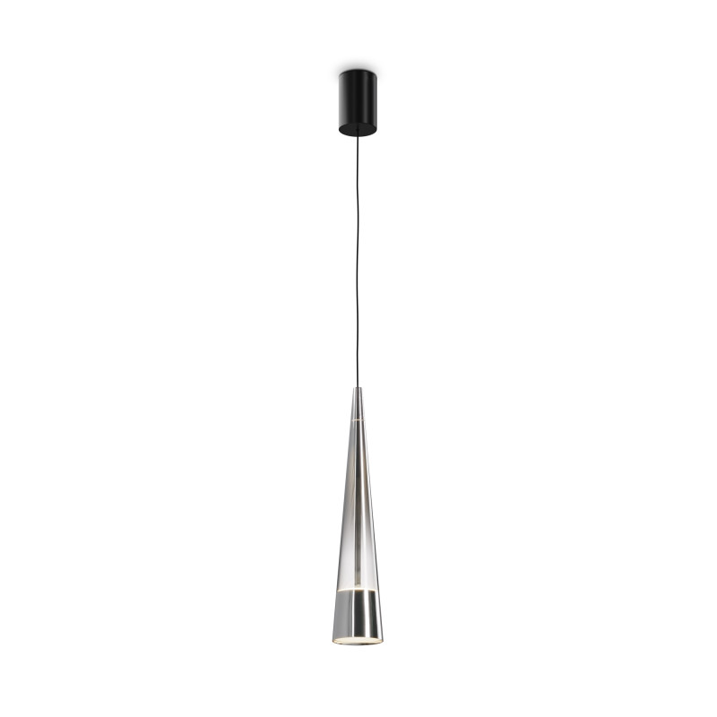 Светильник 8 см, 12W, 3000K, Maytoni P090PL-L12CH3K, черный