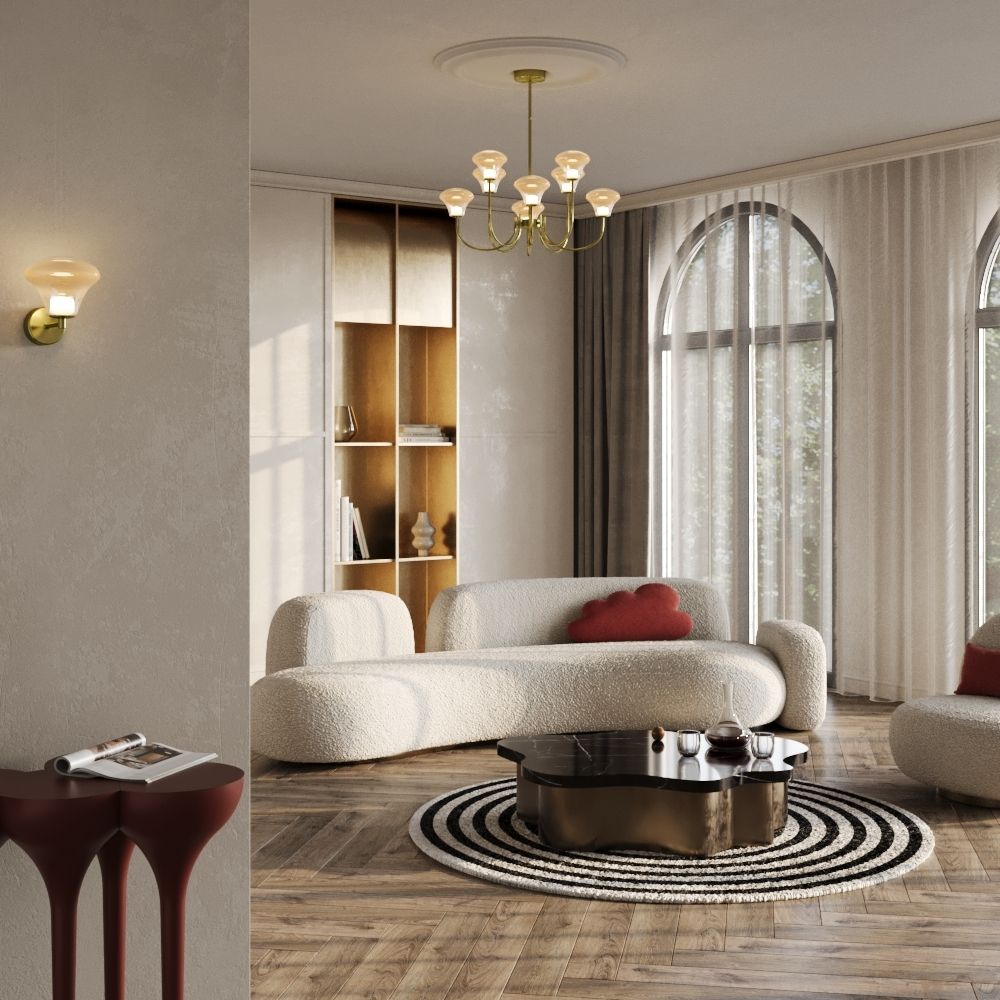 Бра 19,5*15*-17,5 см, *LED*3W, 3000K Maytoni Dynasty MOD402WL-L3BS3K, Латунь
