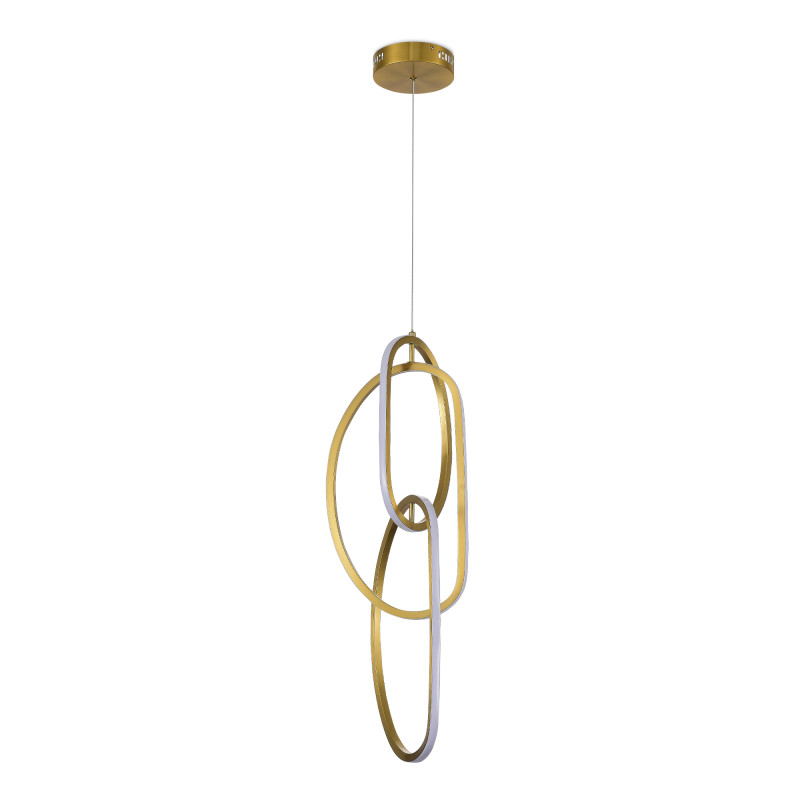 Светильник 26 см, 42W, 4000K, ST Luce Abra SL6505.213.42, золото