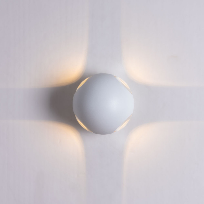 Бра 11*9*11 см, 1W, 3000K, Arte Lamp Conrad A1544AL-4WH белый