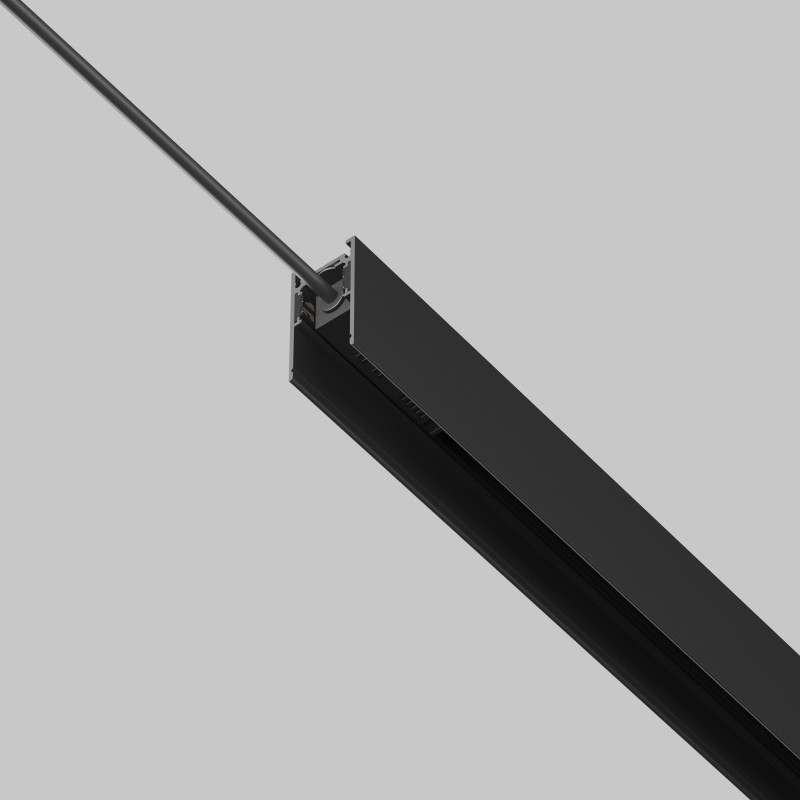 Подвод питания 35*1,7*1,9 см, Maytoni Technical Accessories for tracks Exility TRA034B-42B-1 черный