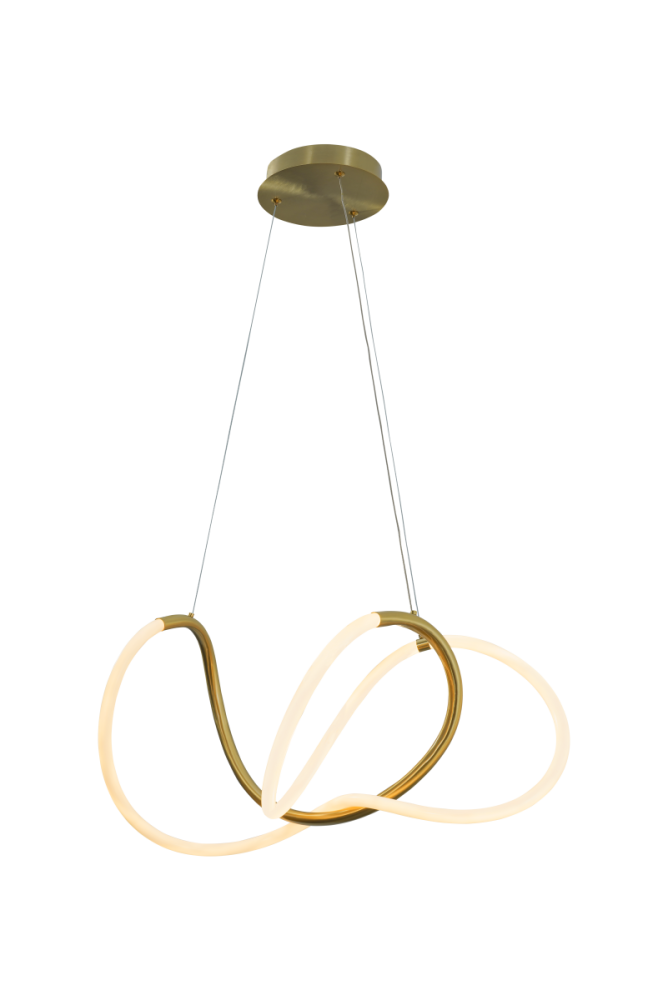 Подвесная люстра 65 см, 30W, 3000K, Lightstar Corinto 637063, золото