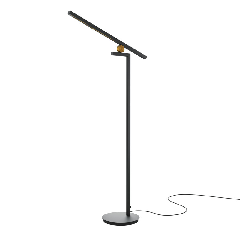 Торшер 80*30*189 см, LED, 3000К, Maytoni Emphaty MOD363FL-L14B3K черный