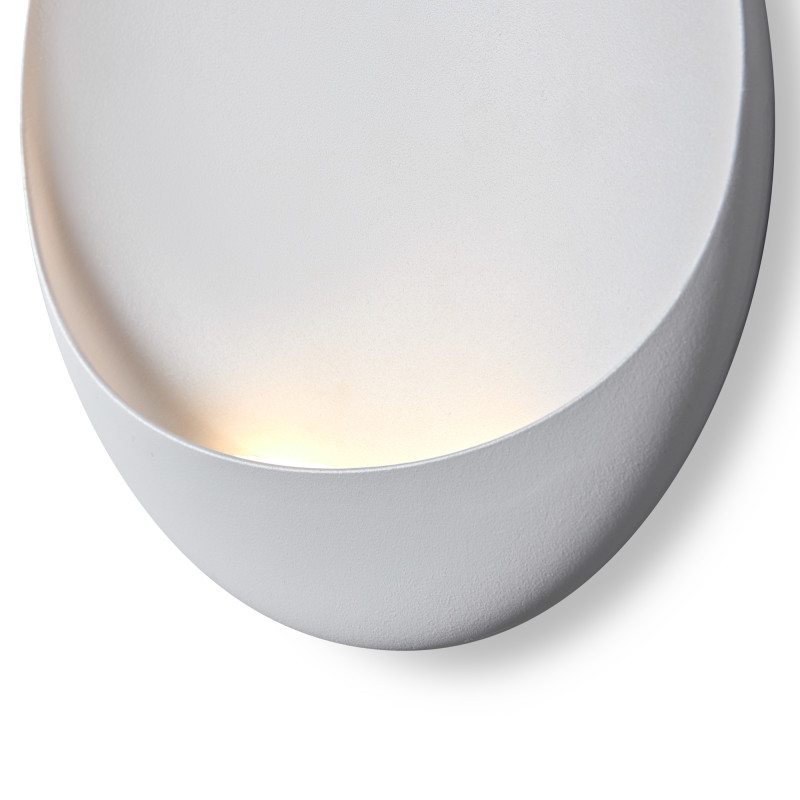 Бра 20*20*6,8 см, LED, 5W, 3000К, Freya Clam FR6188WL-L5W белый