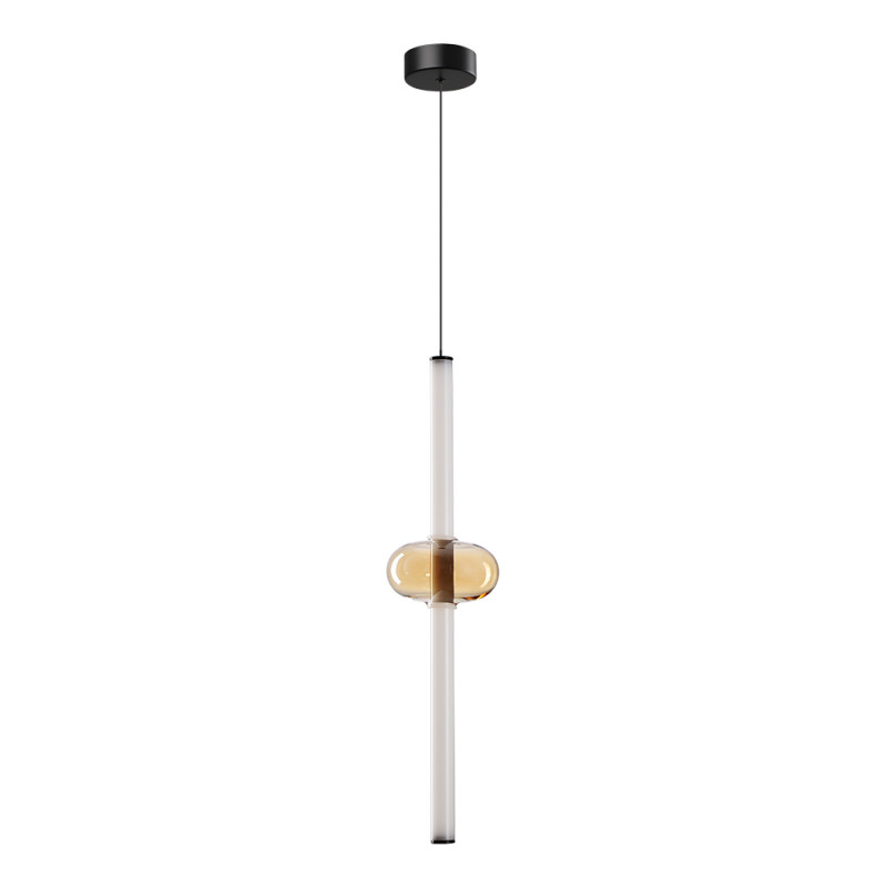 Светильник подвесной 16*60 см, 1 LED*12W, 3500 К, Arte Lamp Rigla A6838SP-12AM, Черный