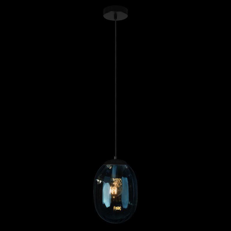 Подвесной светильник *18*-27,5 см, 1*E27*40W, LOFT IT Bubble 10427 Blue, черный