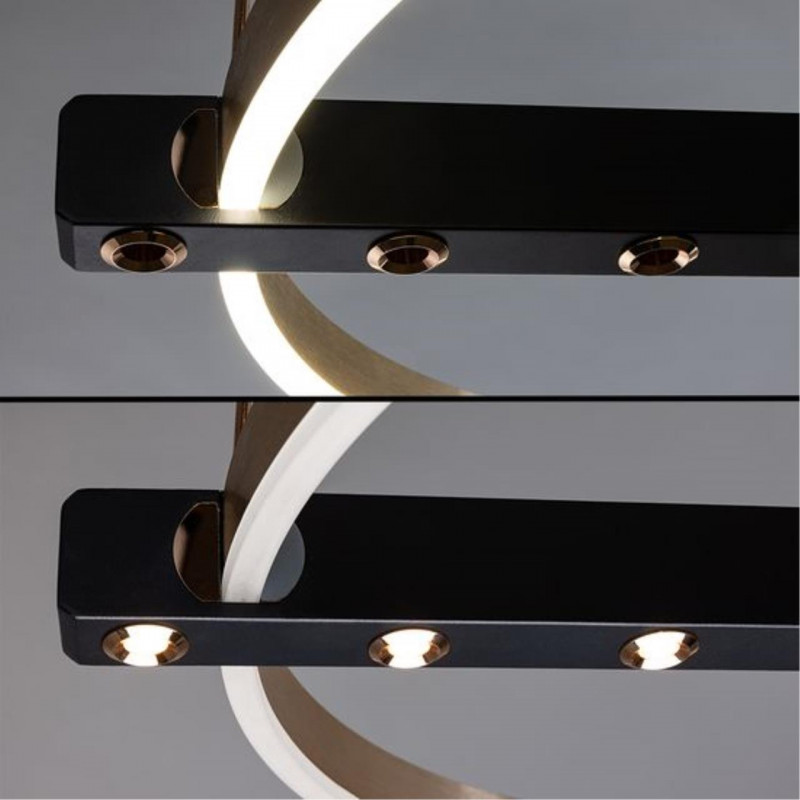 Светильник 65 см, 65W, 3000-6000K, Arte Lamp VERITATE A2221SP-1BR, черный-коричневый