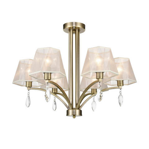 Потолочная люстра  63*49 см, 6*E14 античная бронза Vele Luce Sinfonia VL4184L06