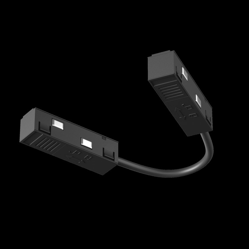 Подвод питания 26*1,7*1,9 см, Maytoni Technical Accessories for tracks Exility TRA034CPC-42B-15-1 черный