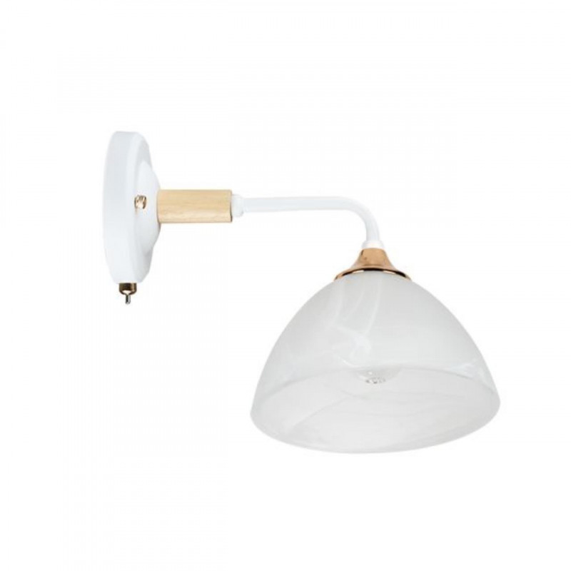 Бра 26*17*21 см, 1*E27 белый/бежевый Arte Lamp Matthew A5032AP-1BR