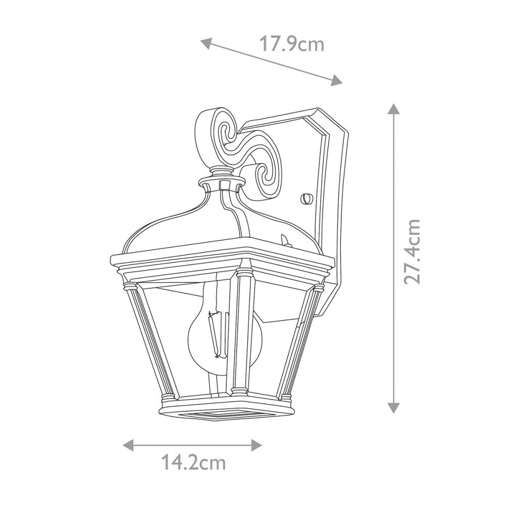 Настенный фонарь Elstead Lighting, Арт. BAYVIEW-2S-BK