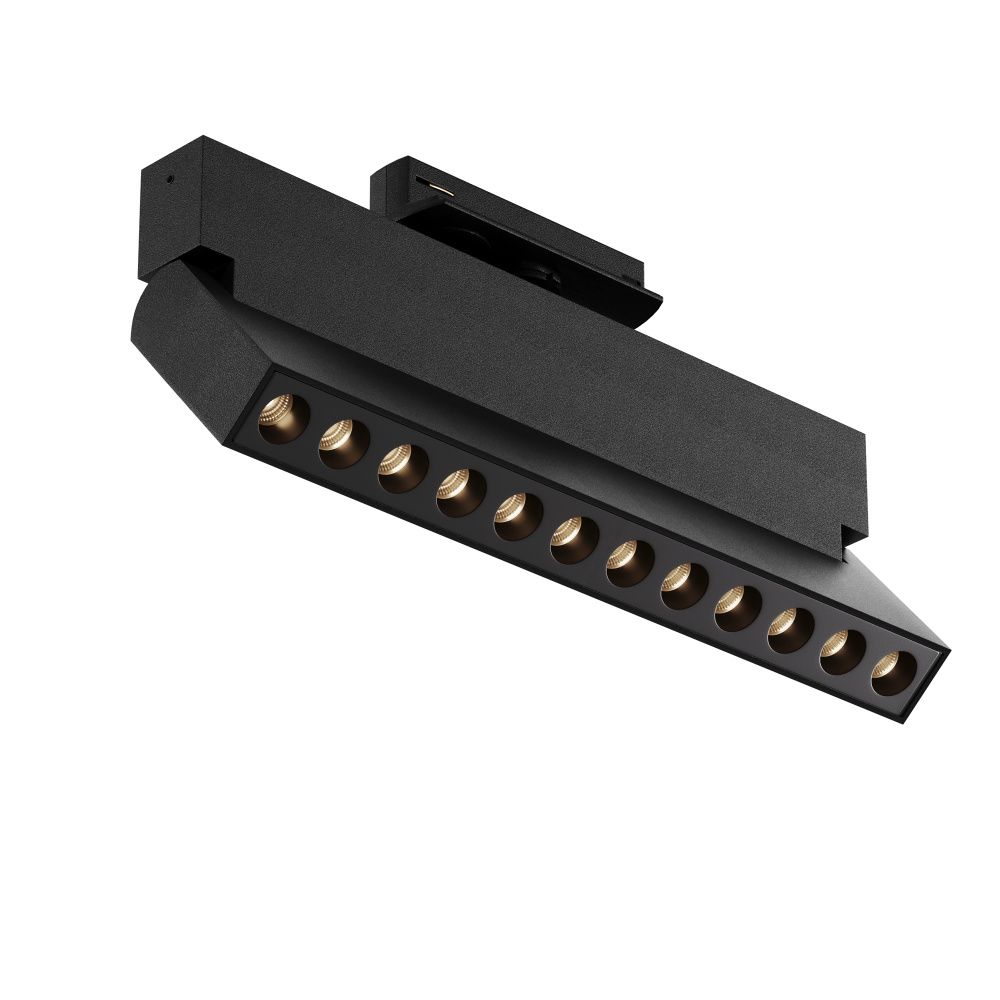 Трековый светильник  TR224-1-12WCCT-M-B 21,9*3,2*-10,7 см, *LED*12W, K, Maytoni technical UNITY TR224-1-12WCCT-M-B, Черный