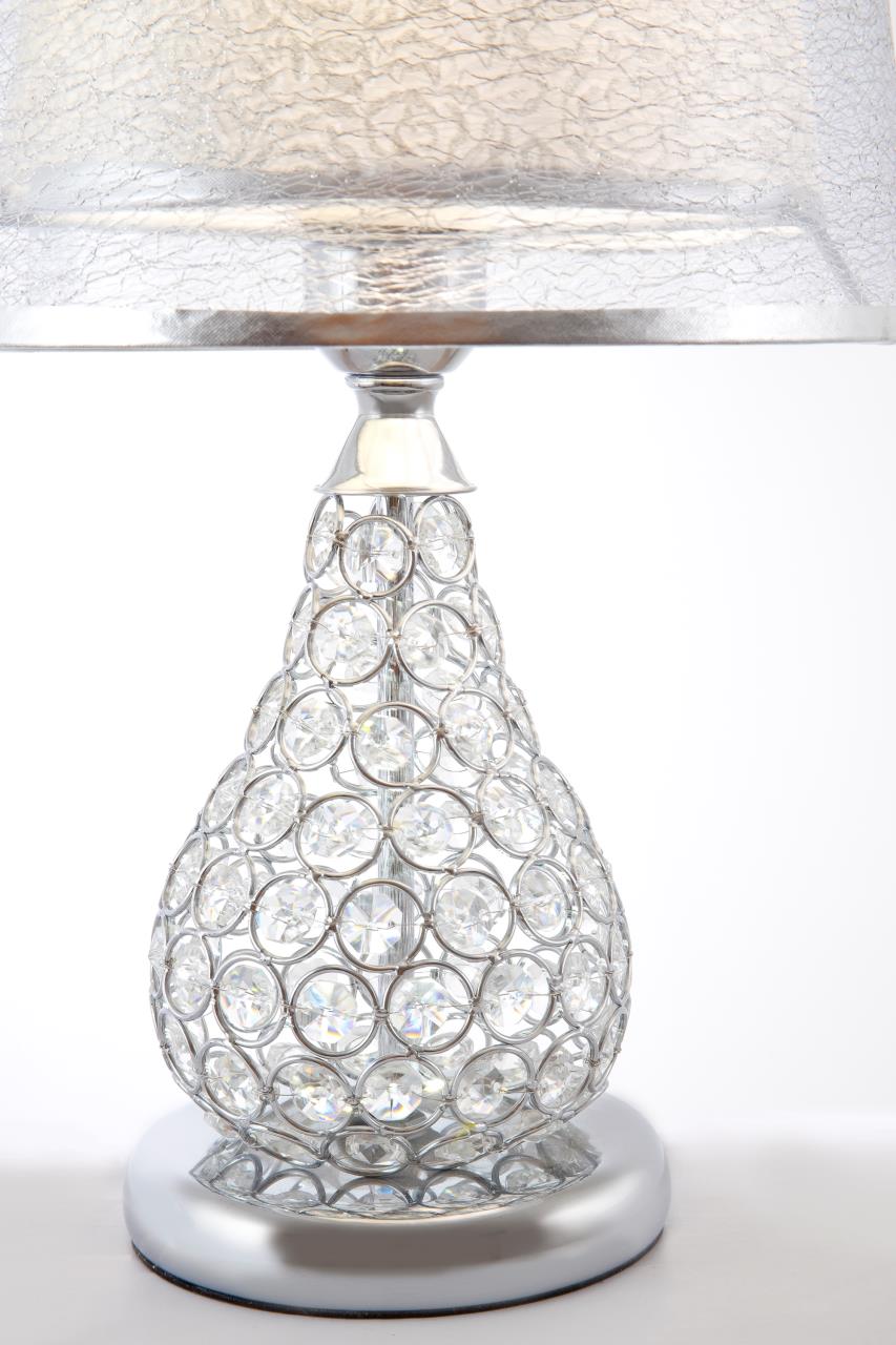 Настольный светильник *25*40 см, Е27 60W, 3300 / 5000К, Хром LED4U L825 CR