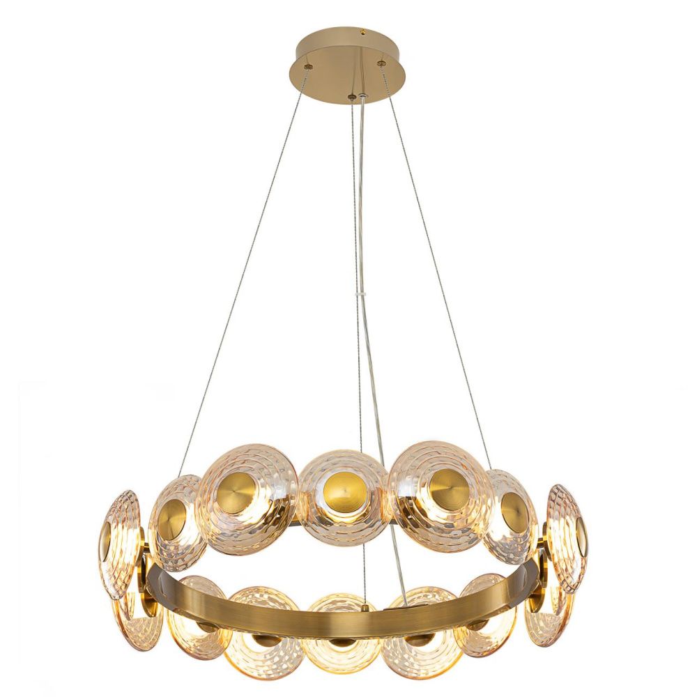 Светильник 75 см, 72W, 3000K, Citilux JANTAR CL240173, латунь