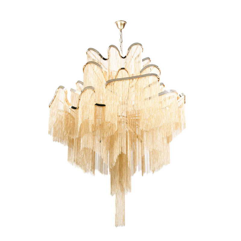 Подвесной светильник 100*130 см, 15*E14 Loft it Stream 10208/1000 Gold